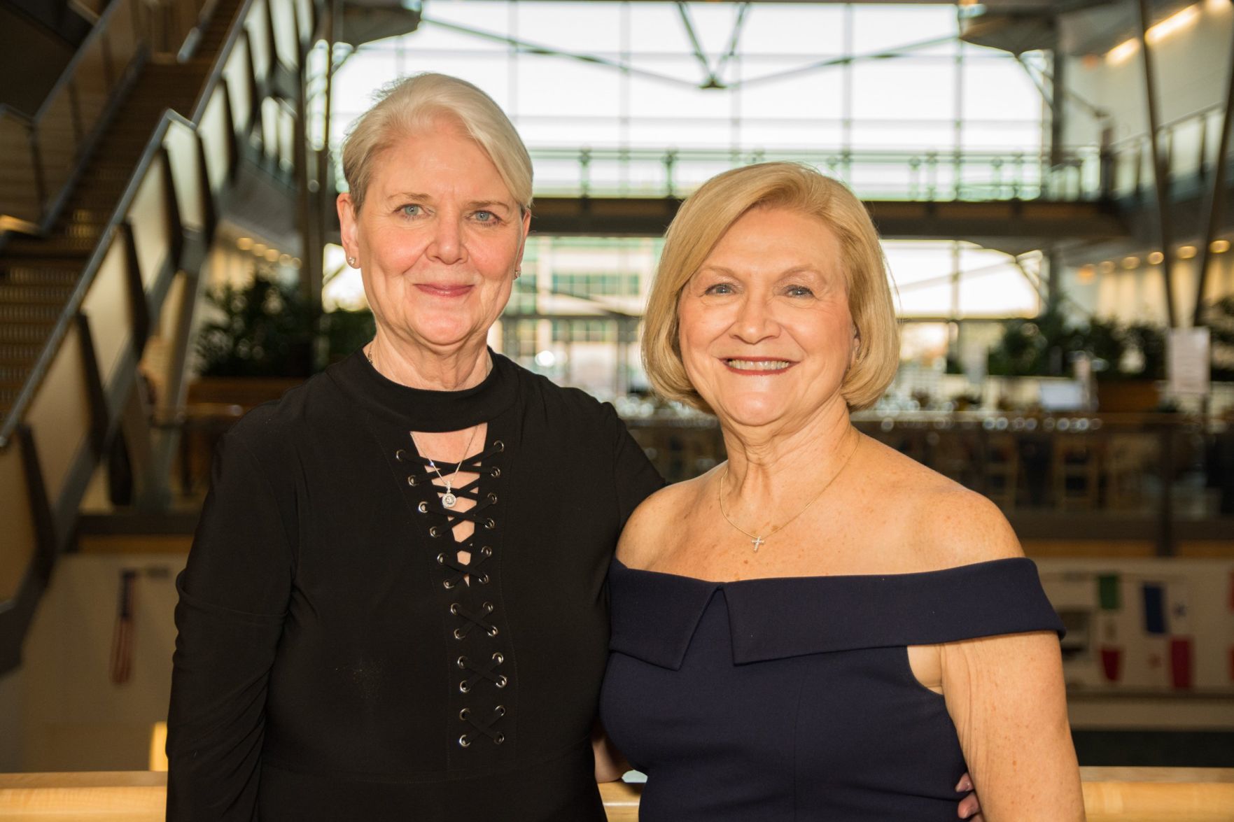 Jane Harbron, President of Assistance League of St. Louis, Karen Pennington, Chair of Imagine! Planting Seeds of Hope
